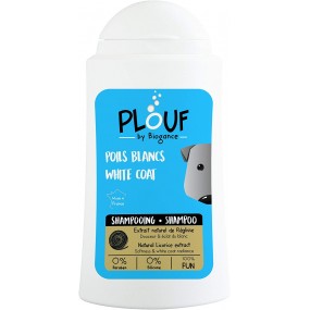 Biogance Plouf Shampoo Manti Bianchi White Coat Shampoo with Liquorice Extract, 200 ml