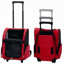 Beeztees Zaino Trolley trasportino per cani e gatti 35x26x42cm