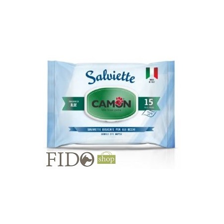 Salviette Aloe Detergenti Occhi per Cani e Gatti Camon