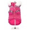 Urban Pup Cappottino Scozzese Ski Parka Trapuntato con Cappuccio