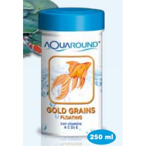 Aquaround Mangime Pesci Rossi Grani Galleggiante 250ml