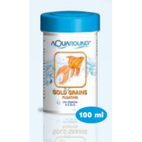 Aquaround Mangime Pesci Rossi Grani Galleggiante 100ml