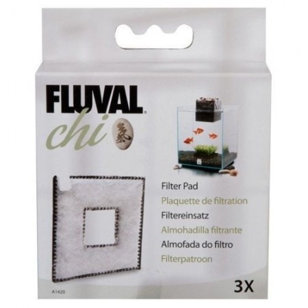 Fluval Chi Ricambio Cartuccia Carbone filter pad 3 Pezzi