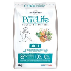 New Flatazor Pure Life Cat Anatra eTacchino Cereal Free 2Kg