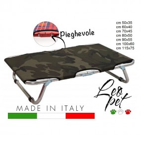 Leopet Brandina Militare Impermeabile Pieghevole 115 x 75 cm per Cani