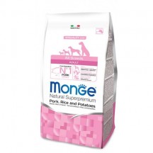 Monge Natural Superpremium Adult All breeds Maiale Riso e Patate 12Kg