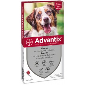 Advantix per Cani da 10Kg a 25Kg