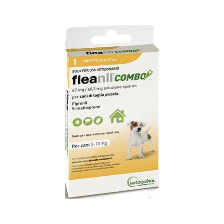 Fleanil Combo Spot On per Cani da 2-10Kg 1Pipetta
