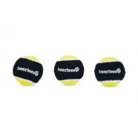 Beeztees Gioco per Cane Fetch Sponge Palla Nero-Giallo 3 Pezzi