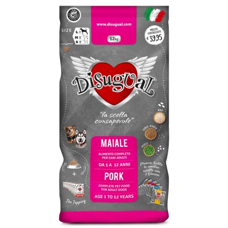 Disugual Monoproteico Maiale Medium 12Kg