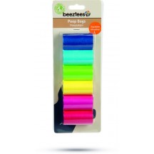 Beeztees Sacchetti Igienici Biodegradabili Standard Multicolor Confezione 6x20