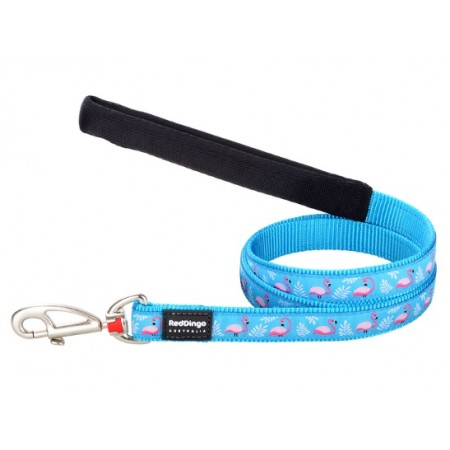 RED DINGO FLAMINGO DOG LEAD GUINZAGLIO S