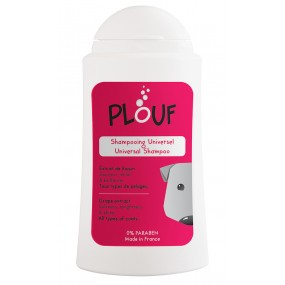 Biogance Plouf Shampoo Cane Dog Universal Coat Shampoo with Natural Grape Extract, 200 ml