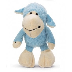 Beeztees Gioco Pecora in Peluche con Suono, Colore Azzurro