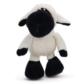 Beeztees Gioco Pecora in Peluche con Suono, Colore Bianco