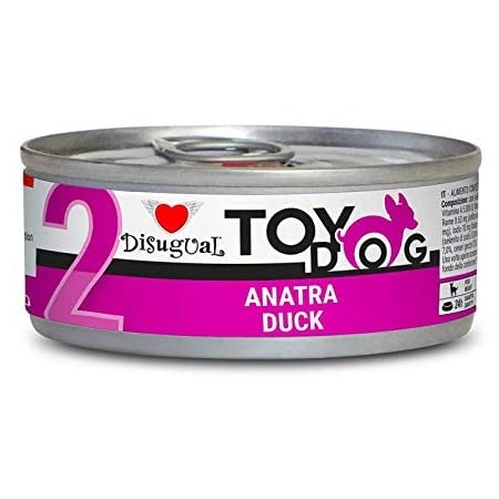 Disugual Toy Umido Anatra 96% Vitamine e Minerali Lattina da 85gr