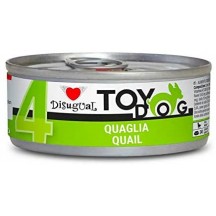 Disugual Toy Umido Quaglia 96% Vitamine e Minerali Lattina da 85gr