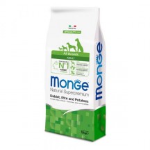 Monge Natural Superpremium Adult All breeds Coniglio e Riso 12Kg