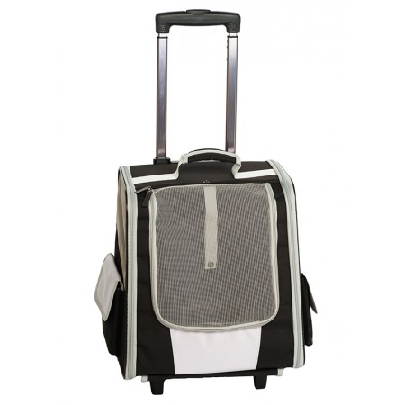 Urban Pup Zaino Trolley Grigio Nero 40x32x42cm Per Cani Fino a 12Kg