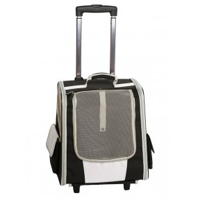 Urban Pup Zaino Trolley Grigio Nero 40x32x42cm Per Cani Fino a 12Kg