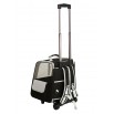 Urban Pup Zaino Trolley Grigio Nero 40x32x42cm Per Cani Fino a 12Kg