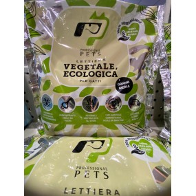 Lettiera Vegetale Ecologica Per Gatti 100% Biodegradabile 1,8Kg Professional Pets