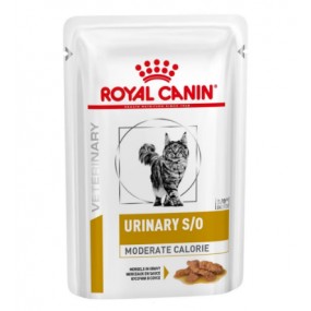 Royal Canin Gatto Urinary S/O Moderate Calorie Box Contenente 12 buste da 85Gr (totale peso 1,020Kg)
