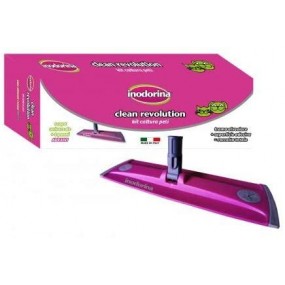Inodorina Clean Revolution Kit Cattura Peli ( Scopa Universale + 8 panni )
