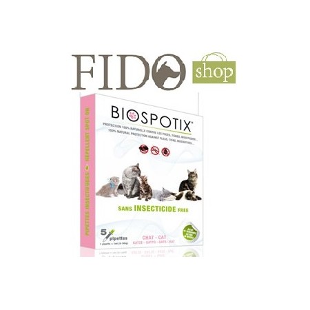 BIOSPOTIX 5 PIPETTE SPOT-ON ANTIPARASSITARIO GATTO