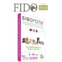 BIOSPOTIX 5 PIPETTE SPOT-ON ANTIPARASSITARIO CANE fino a 20Kg