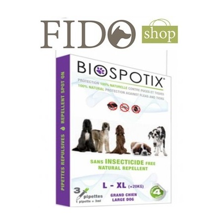 BIOSPOTIX 3 PIPETTE SPOT-ON ANTIPARASSITARIO CANE superiore 20Kg in su